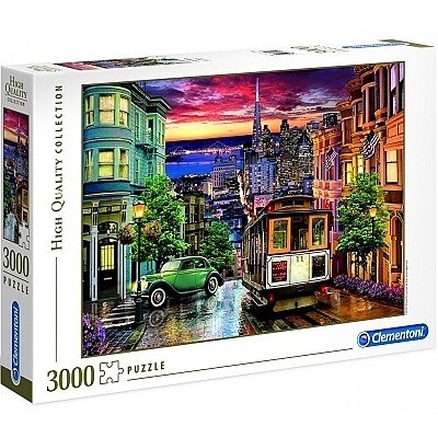 PUZZLE CLEMENTONI 33547 3000 dílků SAN FRANCISCO