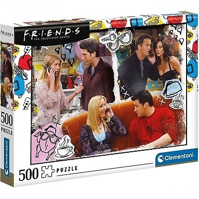 PUZZLE CLEMENTONI 35090 500 dílků PŘÁTELÉ FRIENDS
