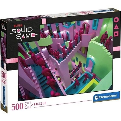 PUZZLE CLEMENTONI 500 dílků 35130 NETFIX SQUID GAME 