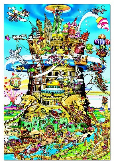 THE TOWER OF BABEL PUZZLE EDUCA 1500 dílků 