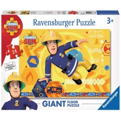 PUZZLE RAVENSBURGER GIANT FLOOR 24 dílků 054466 HASIČ SAM