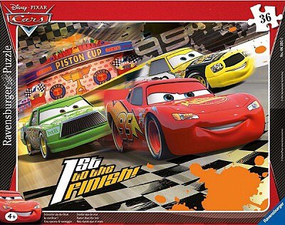 CARS 1ST GO THE FINISH PUZZLE RAVENSBURGER 36d 