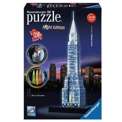 PUZZLE RAVENSBURGER 3D 125951 216d. CHRYSLER BUILDING NIGHT EDITION