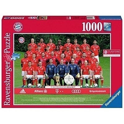PUZZLE RAVENSBURGER 1000 dílků 196487 BAYERN MNICHOV 2016/2017
