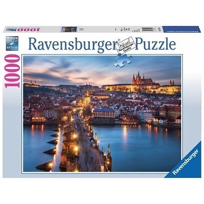 PUZZLE RAVENSBURGER 1000 dílků 197408 PRAHA V NOCI