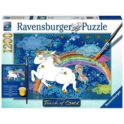 PUZZLE RAVENSBURGER TOUCH OF GOLD 1200 dlk 199327 JEDNOROEC