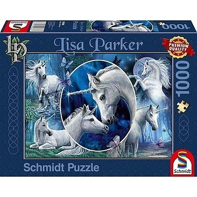 PUZZLE SCHMIDT 1000 dílků 96682 LISA PARKER JEDNOROŽCI