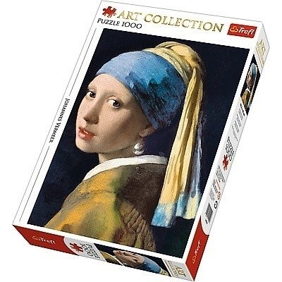 PUZZLE TREFL ART COLLECTION 1000 dlk 10522 DVKA S PERLOU