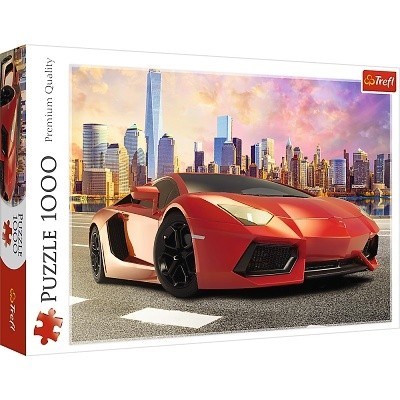 PUZZLE TREFL 1000 dílků 10601 PROJÍŽDKA PŘI ZÁPADU SLUNCE