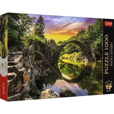 PUZZLE TREFL 1000 dlk 10811 BLUV MOST KROMLAU NMECKO