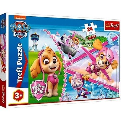 PUZZLE TREFL 14307 24d MAXI TLAPKOVÁ PATROLA PAW PATROL