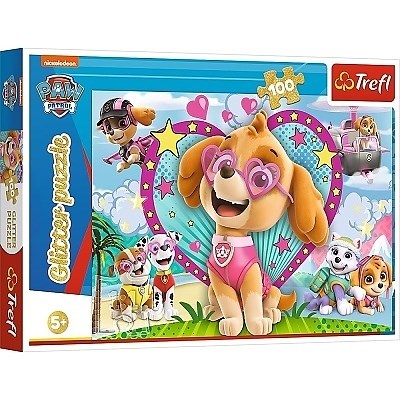 PUZZLE TREFL 100 dílků 14818 PSÍ PATROLA PAW PATROL