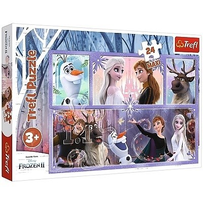 PUZZLE TREFL 14345 24d MAXI LEDOVÉ KRÁLOVSTVÍ FROZEN II
