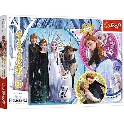 PUZZLE TREFL 100 dílků 14817 LEDOVÉ KRÁLOVSTVÍ 2 FROZEN 2