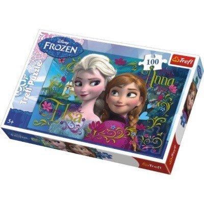 PUZZLE TREFL 16255 100 dílků LEDOVÉ KRÁLOVSTVÍ FROZEN