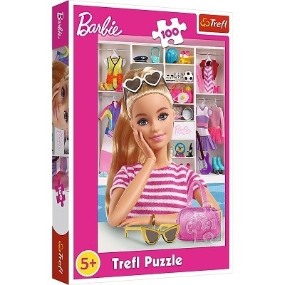 PUZZLE TREFL 100 dílků 16458 BARBIE