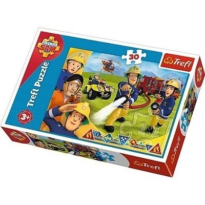 PUZZLE TREFL 30 dílků 18244 HASIČ SAM