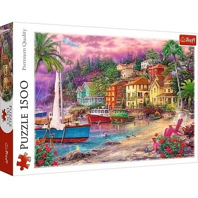 PUZZLE TREFL 1500 dílků 26158 NA ZLATÉM POBŘEŽÍ