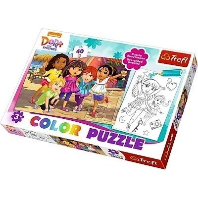 BONUS PŘI NÁKUPU PRODUKTŮ PUZZLE NAD 500 Kč - DORA PUZZLE TREFL 36512 S OMALOVÁNKAMI 2x40d. - Na jednu objednávku splňující limit je možný pouze jeden kus bonusu, bonusy nelze kombinovat. Neoprávněně uplatněné bonusy nebudou dodány!!! 