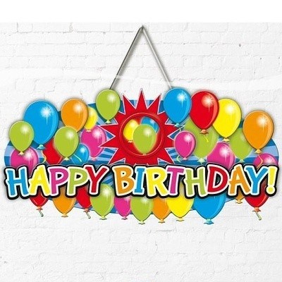 DEKORACE HAPPY BIRTHDAY 3D