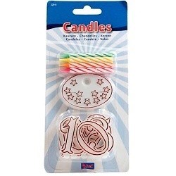 SADA SVÍČEK S NEONOVÝMI ČÍSLY 0-9