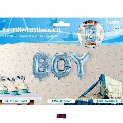 NAFUKOVACÍ BALÓNEK FOLIOVÝ BOY 36 cm