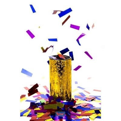 KONFETOVÁ BOMBA ZLATÁ 2 ks