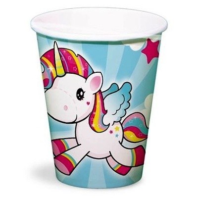 KELÍMKY PÁRTY JEDNOROŽEC 250 ml 8 ks