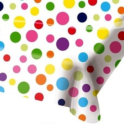 UBRUS PÁRTY DUHOVÝ 130x180 cm