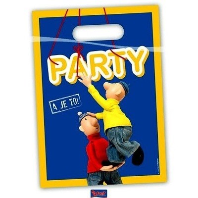 TAŠKY PÁRTY PAT A MAT 16,5x23,5 cm 8 ks