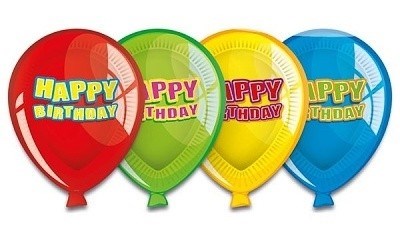 TALÍŘE PÁRTY HAPPY BIRTHDAY 23x30 cm 6ks