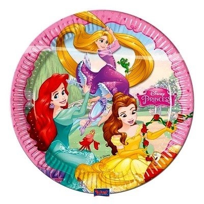 TALÍŘE PÁRTY PRINCESS 23 cm 8 ks