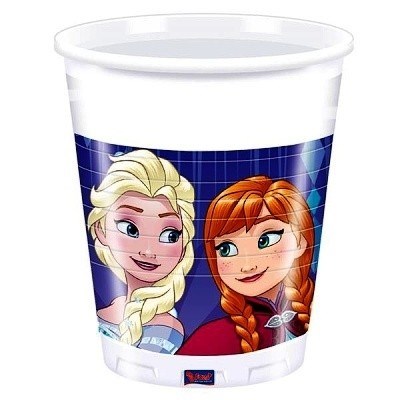 KELÍMKY PÁRTY LEDOVÉ KRÁLOVSTVÍ FROZEN LEDOVÁ VLOČKA 200ml 8 ks