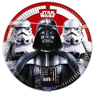 TALÍŘE PÁRTY STAR WARS 23 cm 8 ks