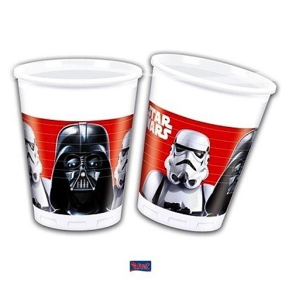 KELÍMKY PÁRTY STAR WARS 200ml 8 ks