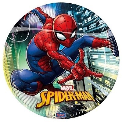 TALÍŘE PÁRTY SPIDERMAN 23 cm 8 ks