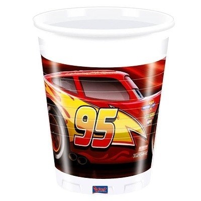 KELÍMKY PÁRTY CARS 3 200ml 8 ks