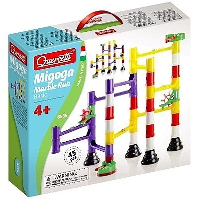 KULI�KOV� DR�HA QUERCETTI MIGOGA MARBLE RUN BASIC 45 PCS.