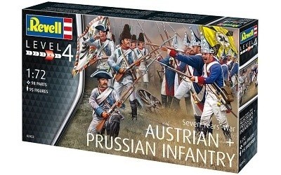 REVELL 02452 FIGURKY AUSTRIAN / PRUSSIAN SEDMILETÁ VÁLKA 1756-1763