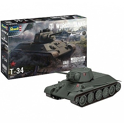 REVELL 03510 TANK T-34 WORLD OF THANKS