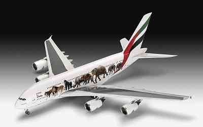 REVELL 03882 AIRBUS A380-800 EMIRATES UNITED FOR WILDLIFE 