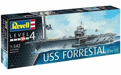 REVELL 05156 USS FORRESTAL CVA-59