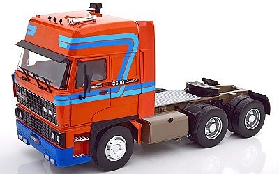 DAF 3300 SPACE CAB 1986 ORANGE / BLUE L.E. 350 PCS.