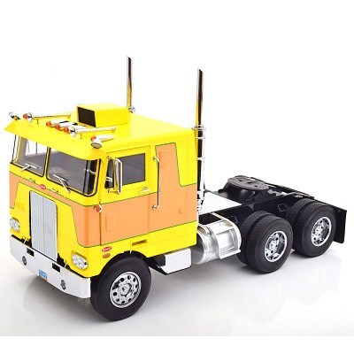 TAHAČ NÁVĚSŮ PETERBILT 352 PACEMAKER 1977-1979 YELLOW / BROWN