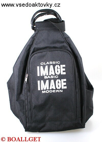 Batoh textil, 1 popruh,výška 38cm, šířka 28cm, 1 přední  venkovní kapsa