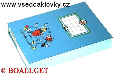 ŠKOLNÍ DESKY BOX A5 Ferda Mravenec modrý