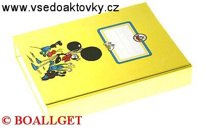 ŠKOLNÍ DESKY BOX A5 Ferda Mravenec žlutý