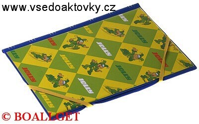 ŠKOLNÍ DESKY A5 s gumičkou Jolly modrý hřbet