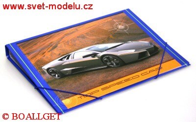ŠKOLNÍ DESKY A4 s gumičkou Top Speed Car-Bike