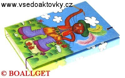 ŠKOLNÍ DESKY A5 BOX s gumičkou 